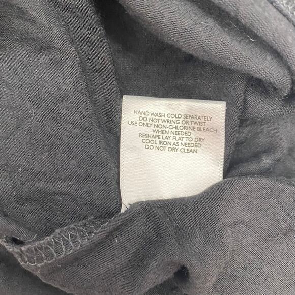 ModCloth Maxi Dress Jersey Knit Stretchy Tie Waist Solid Black Sleeveless Small - Picture 9 of 9